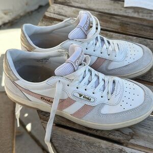 Gola Hawk Pink and Gold Tennis Shoes | Women’s size 6